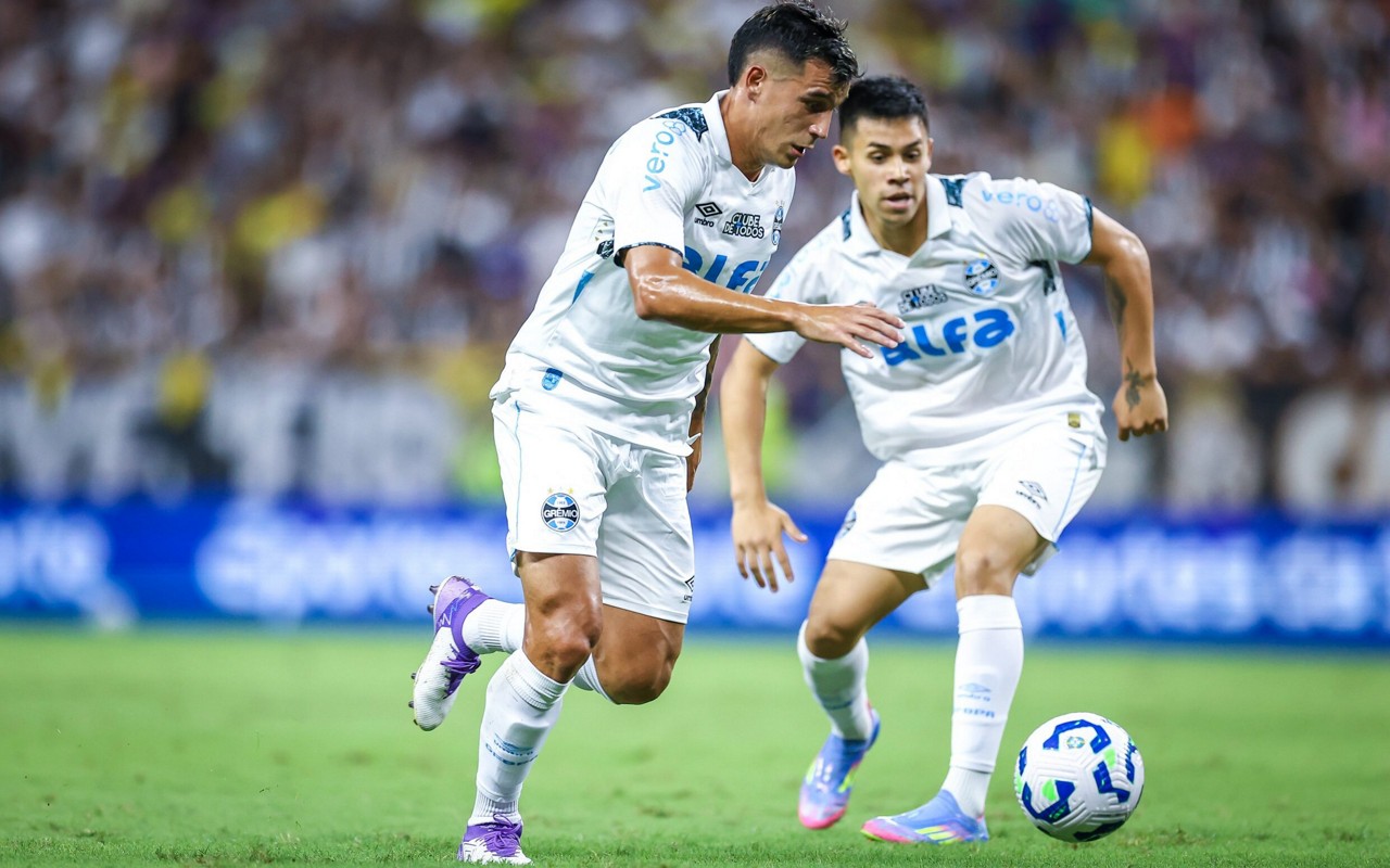 Cristaldo entrou no intervalo da derrota para o Ceará. (Foto: Lucas Uebel/Grêmio FBPA)