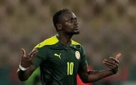 Sadio Mané em ação por Senegal (Foto: Reprodução)