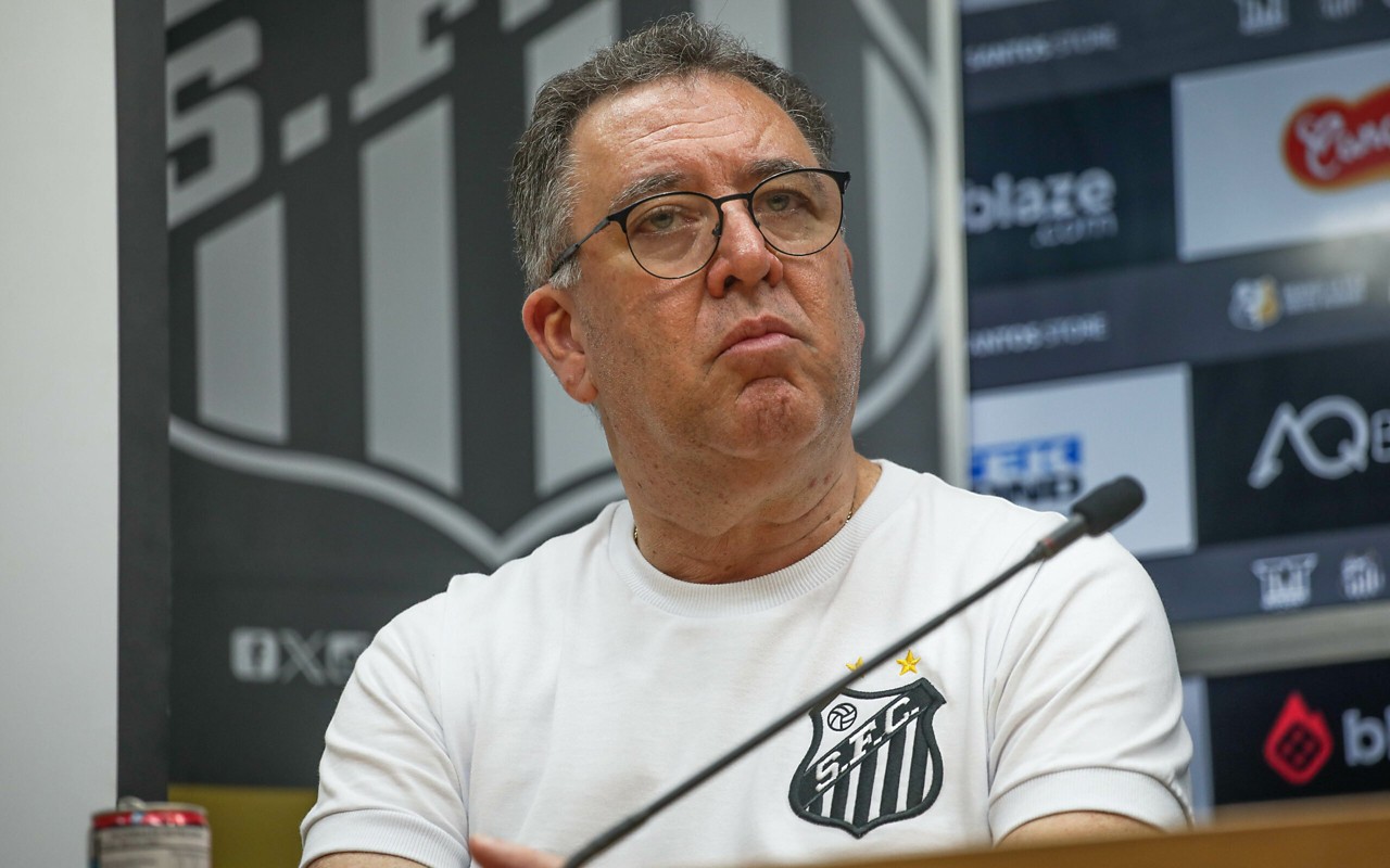 Marcelo Teixeira participa de evento em São Paulo e falou sobre os benefícios que a chegada de Neymar trouxe ao Santos. (Foto: Reinaldo Campos/AGIF)