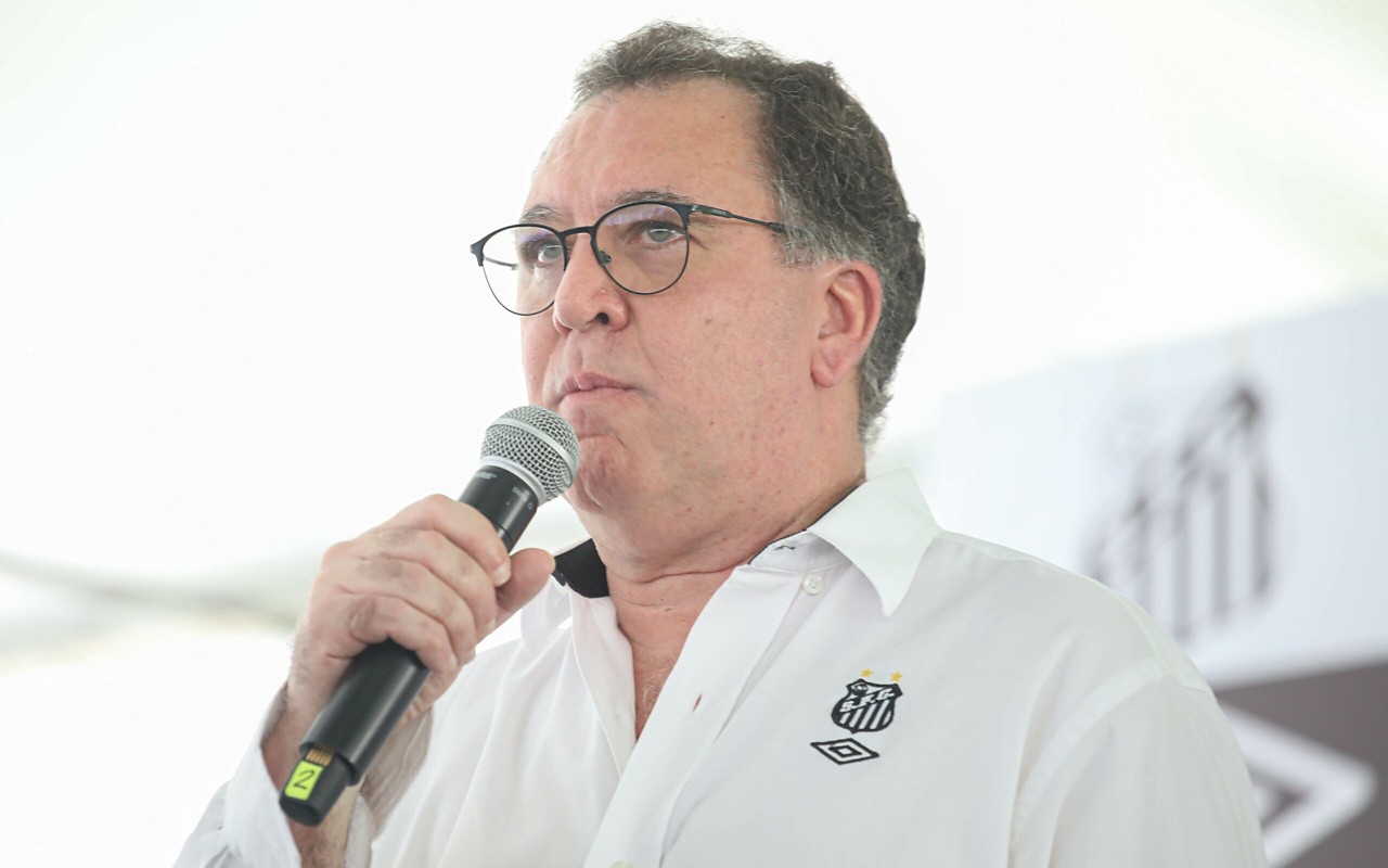 Marcelo Teixeira explica reformulações que pretende fazer no Santos para o restante da temporada. (Foto: Reinaldo Campos/AGIF)