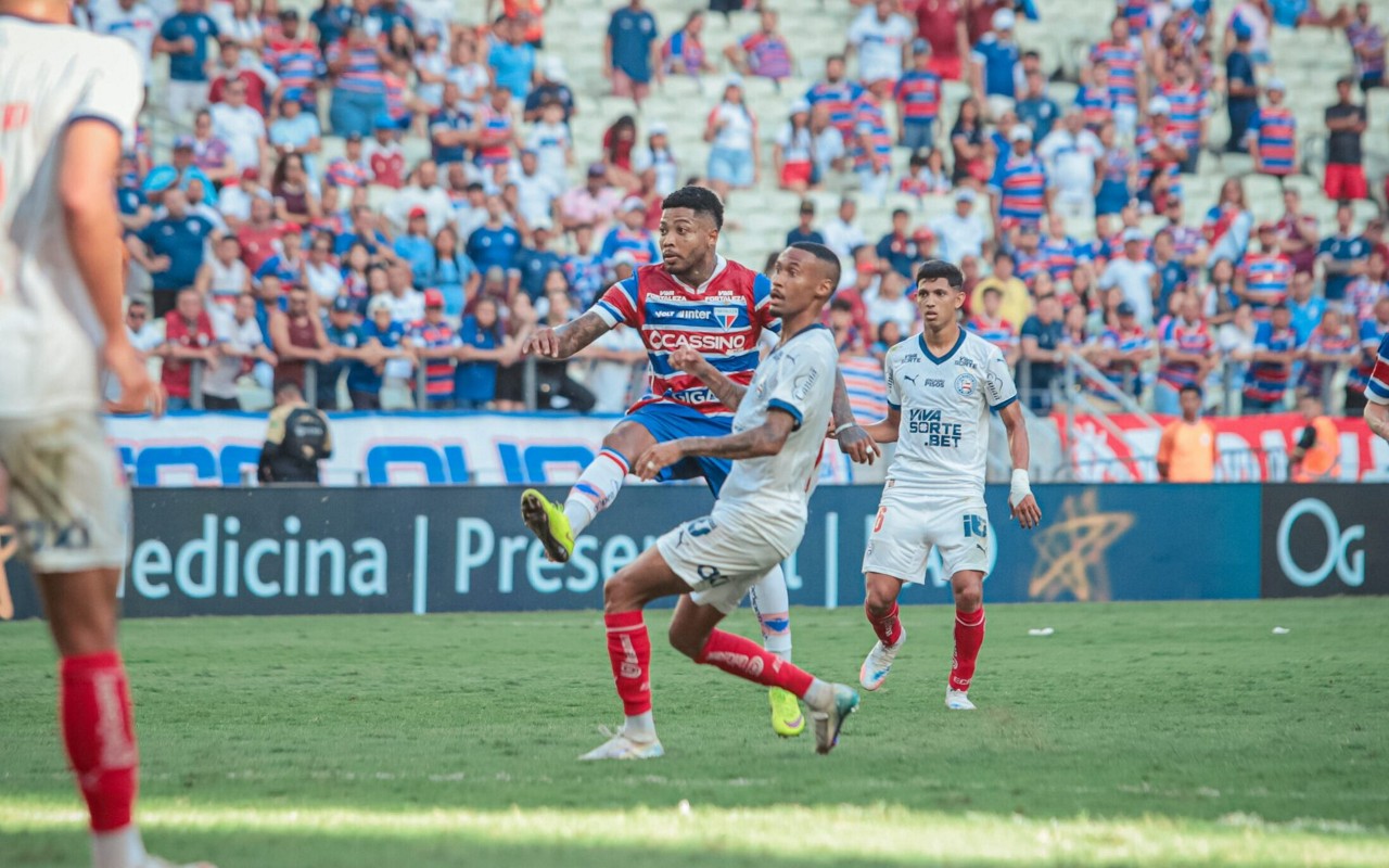 Partida entre Fortaleza e Bahia, pelo Brasileirão (Foto: Mateus Lotif/Fortaleza EC)