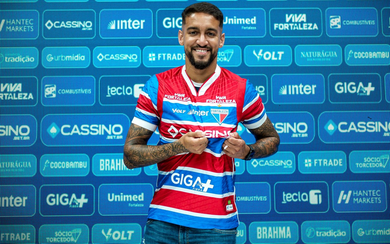 Matheus Pereira, novo reforço do Fortaleza (Foto: Mateus Lotif/Fortaleza EC)