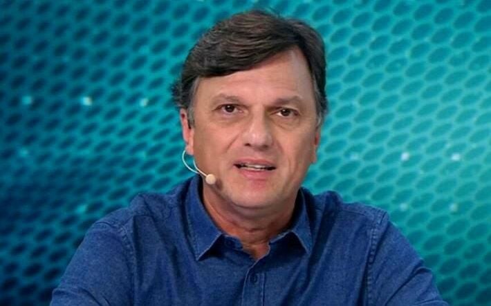 Mauro Cezar durante o programa da Jovem Pan (Foto: Reprodução)
