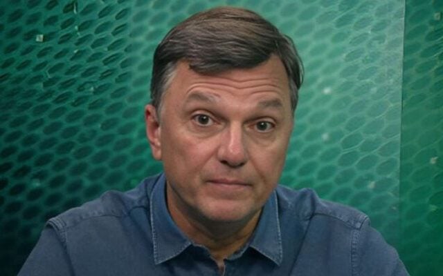 Comentarista Mauro Cezar Pereira mandou recado após erro de Hugo Souza em Flamengo x Corinthians (Foto: Reprodução)