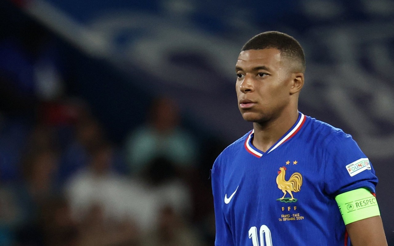 Mbappé em ação pela França (Foto: Franck Fife/AFP)