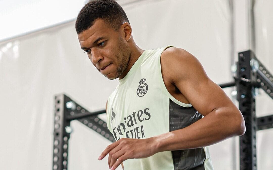 Mbappé faz treino individual no Real Madrid visando sua estreia no Mundial de Clubes (Foto: Divulgação)