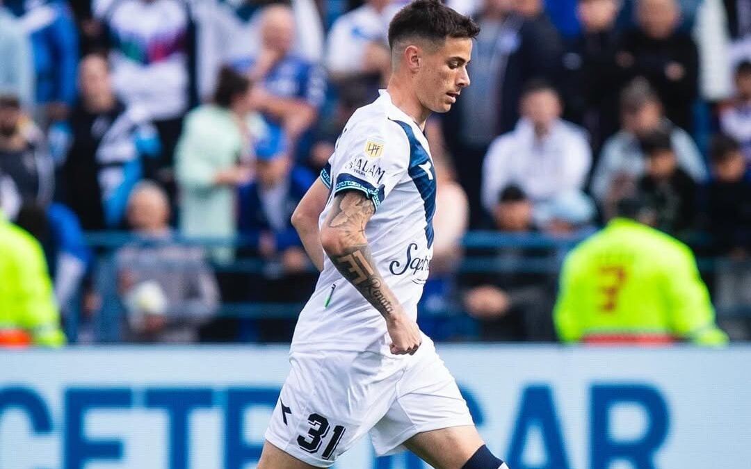 Valentin Gómez em ação pelo Vélez Sarsfield (Foto: Arquivo Pessoal)