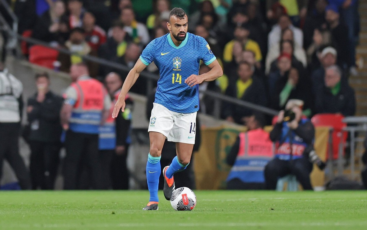Fabrício Bruno em ação pela Seleção Brasileira (Foto: Rafael Ribeiro/ CBF)