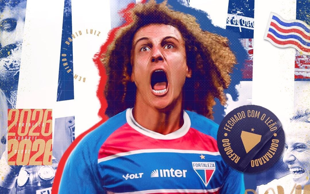 David Luiz (redes sociais do Fortaleza)