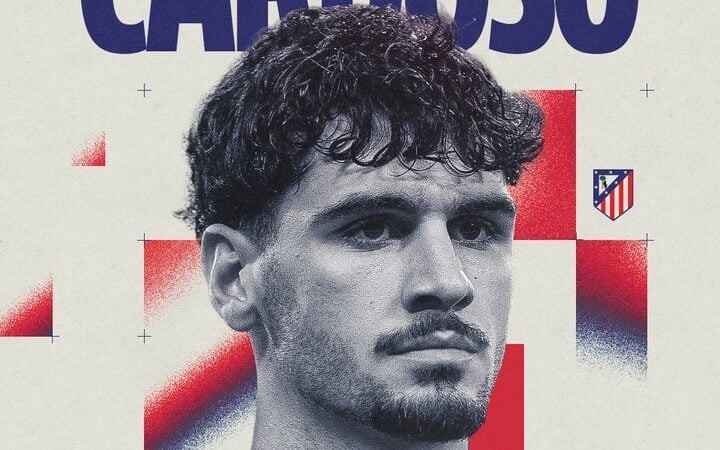 Johnny anunciado no X do Atlético de Madrid (Arte: Divulgação/X Atlético de Madrid)