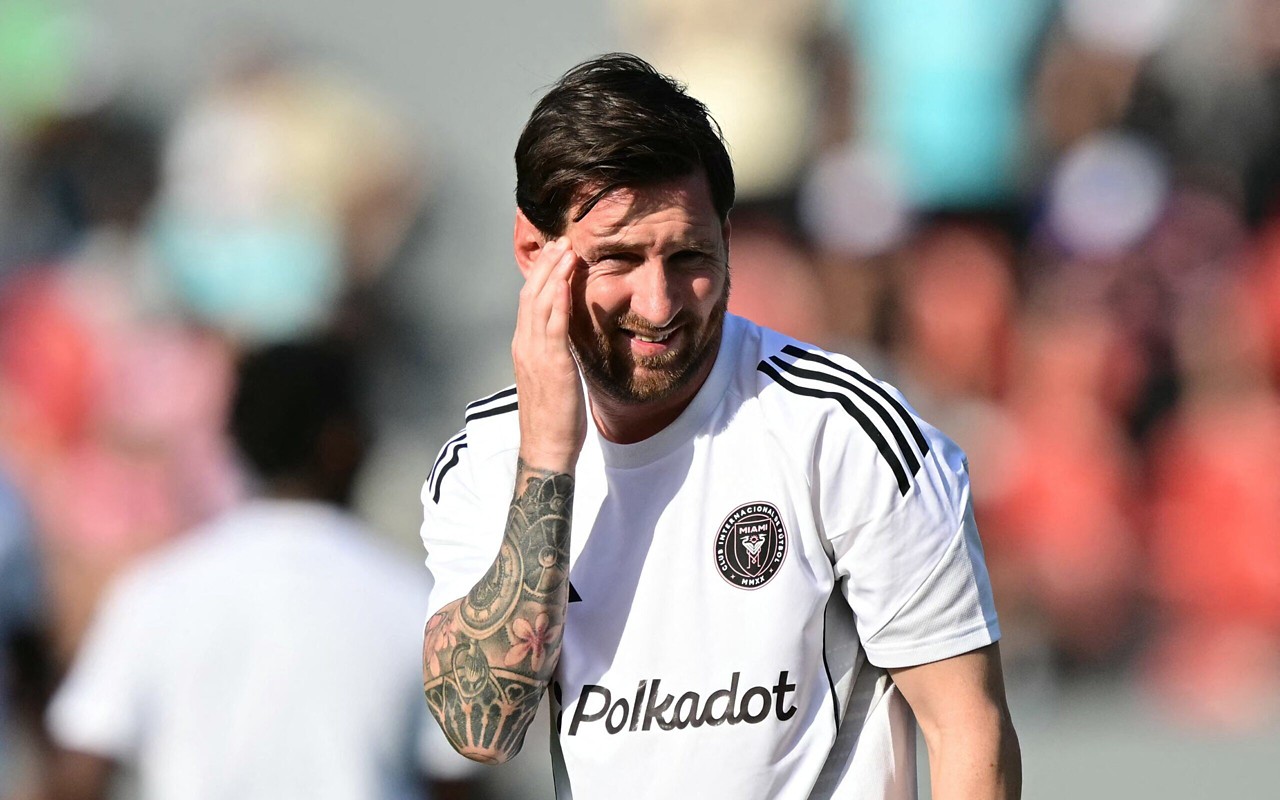 Messi, camisa 10 do Inter Miami (Foto: Martin Bernetti/AFP)