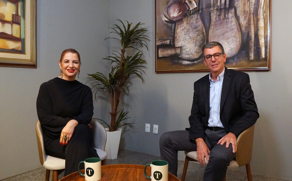 Helenice Laguardia e Ricardo Lima, CEO da CBMM.