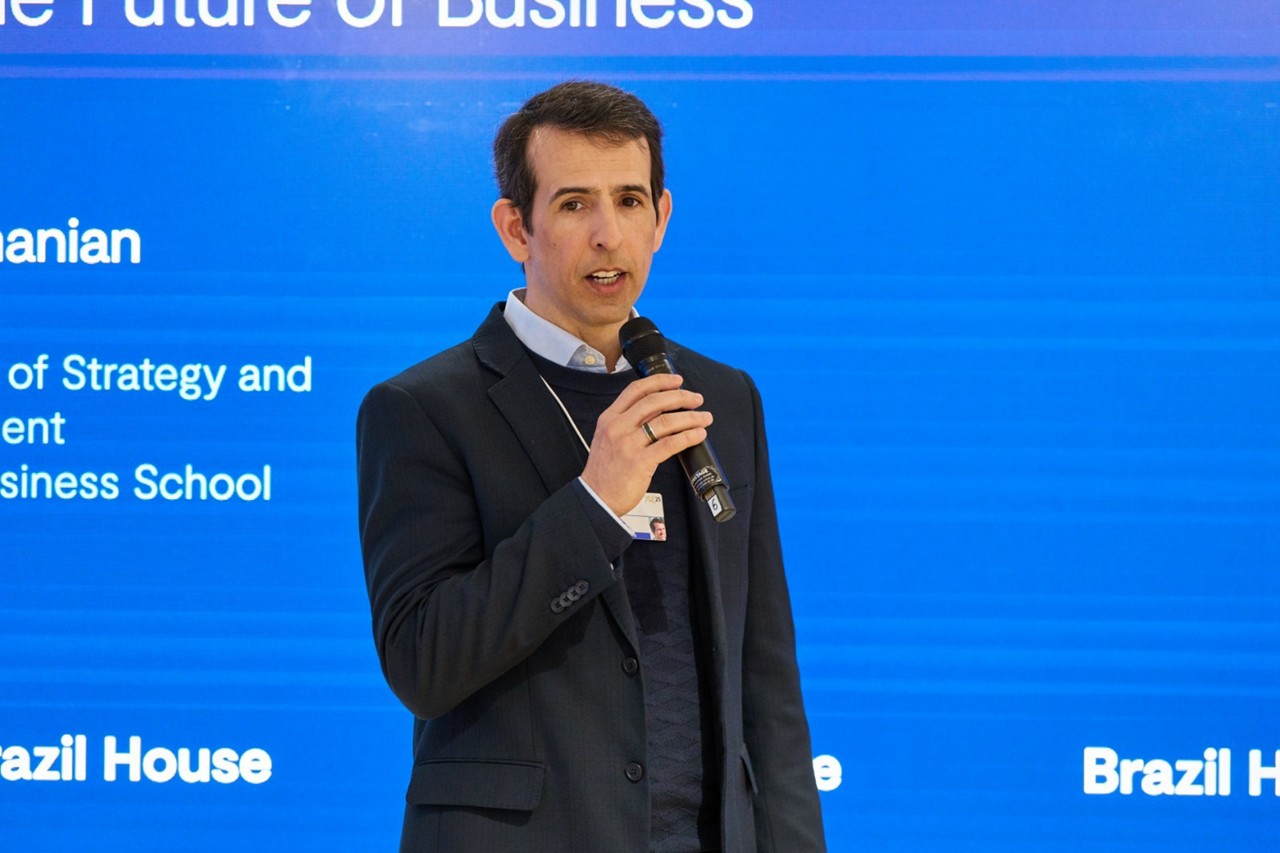 Gustavo Werneck, CEO da Gerdau, falou, durante o Fórum Econômico Mundial, em Davos, na Suíça, em um painel sobre o “Capital Cibernético e Capital Moral – Dois Grandes Desenvolvimentos no Futuro dos Negócios”