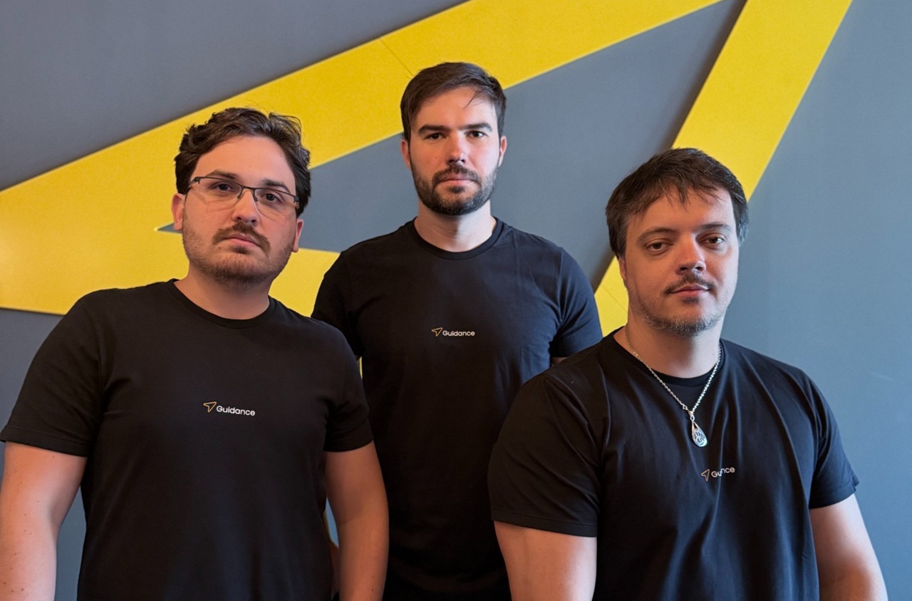 Da esquerda para a direita, os sócios Vinícius Teodoro, Geraldo Franciscani e Flávio Peixoto