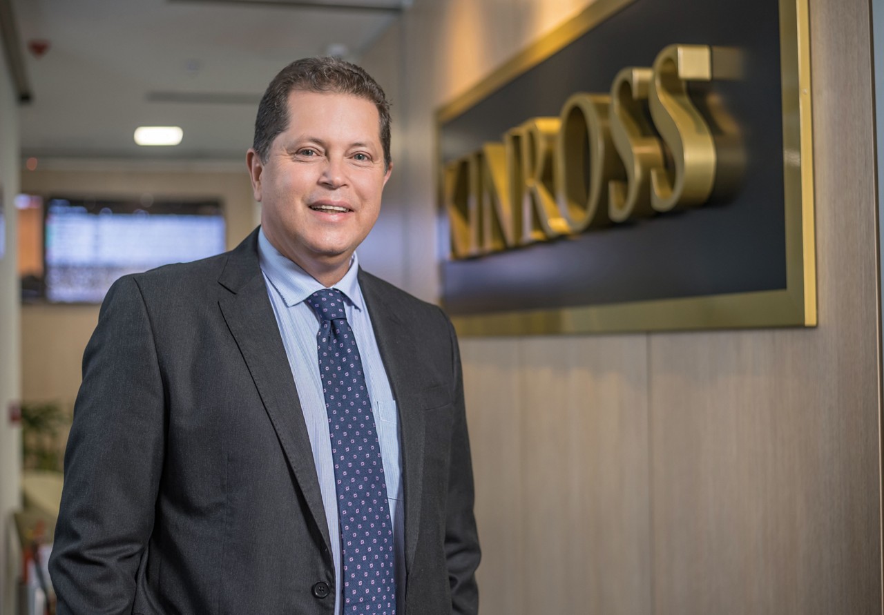 Presidente da mineradora de ouro Kinross, Gilberto Azevedo.