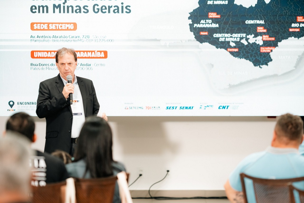 O presidente do Setcemg Antonio Luis da Silva Junior