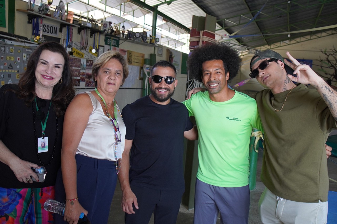 Giovanna Meireles, Dolores Bertila, Konrad Dantas, Alisson Ferreira e Davi Kneip