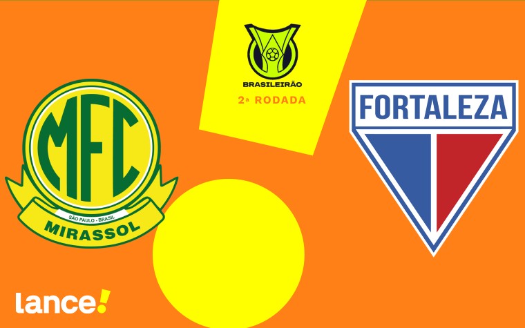 Mirassol x Fortaleza pelo Brasileirão (Foto: Arte/Lance!)