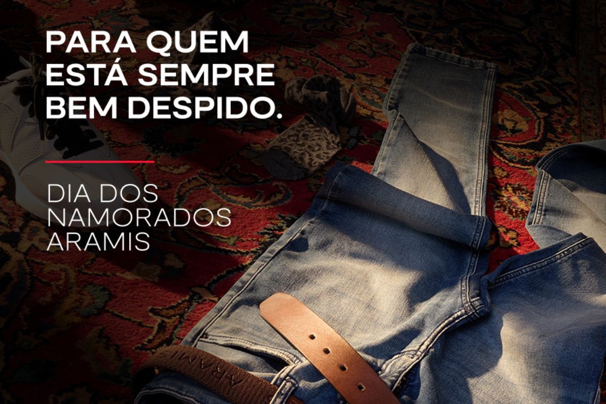 Campanha de Dia dos Namorados da Aramis incentiva doação de roupas