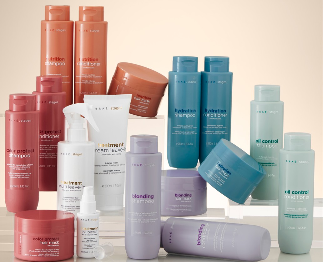 Linha Braé Stages tem produtos para todos os tipos de cabelo