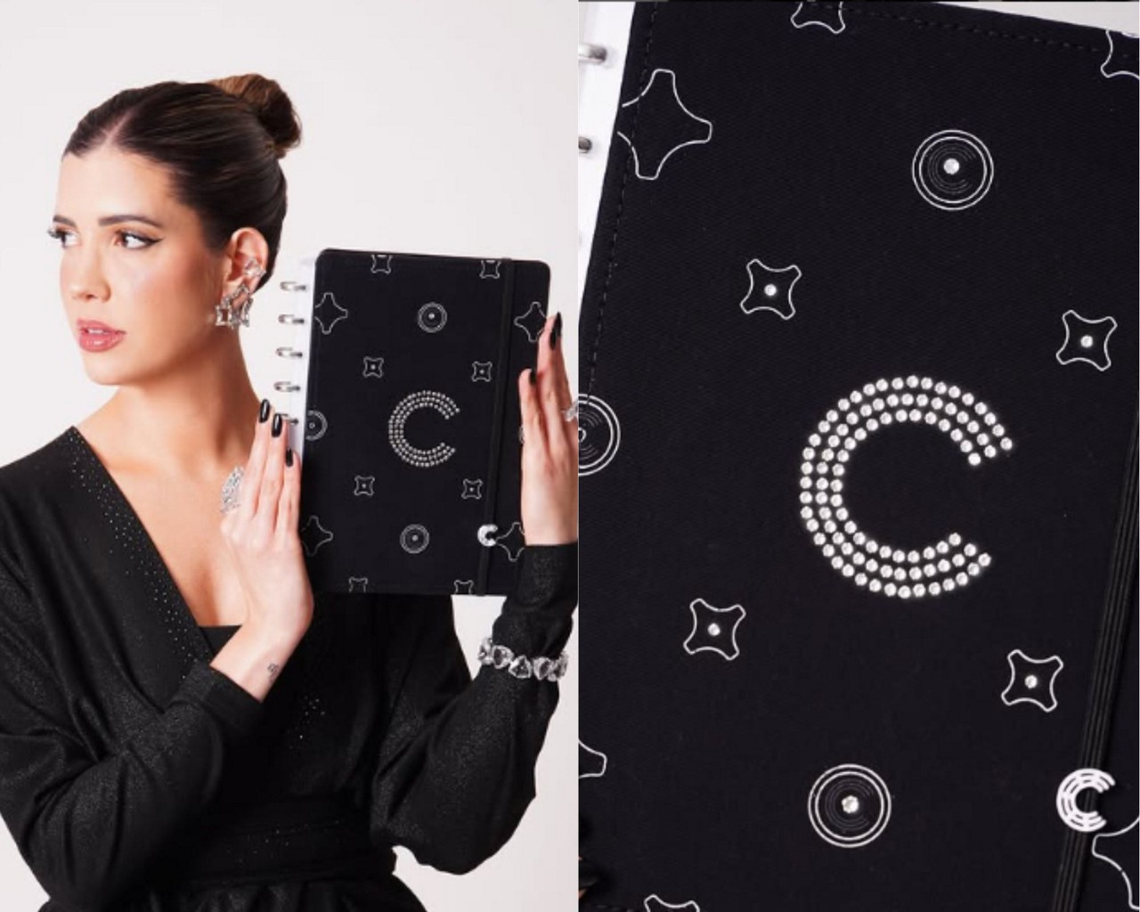 Caderno inteligente com cristais da Swarovski é sucesso na web