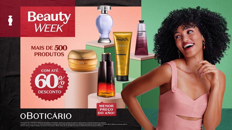 O Boticário tem mais de 500 produtos na promoção no mês de novembro