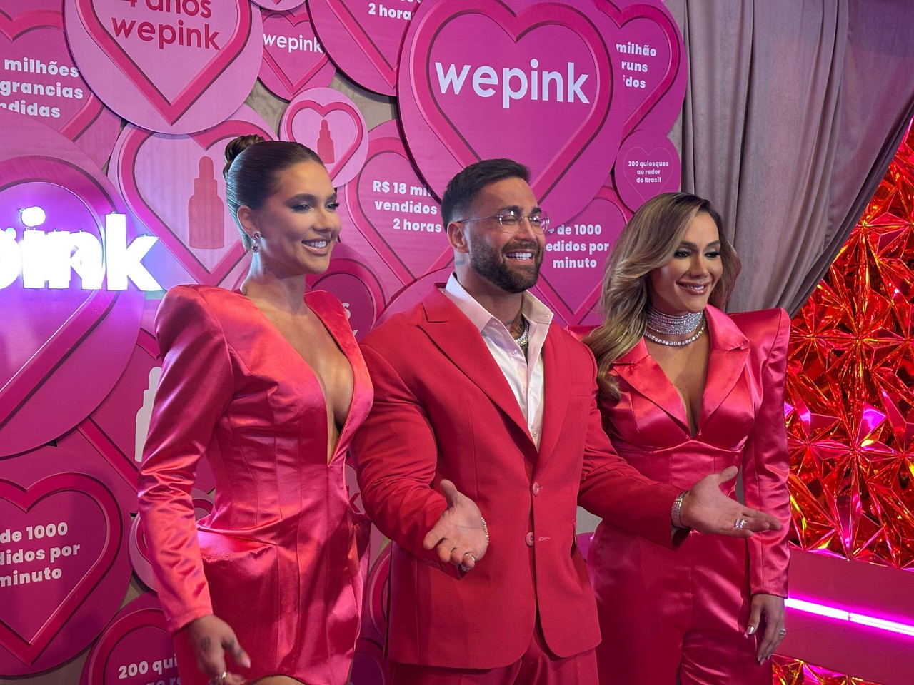 Virginia Fonseca, Thiago Stabile e Samara Pink - Foto: Reprodução 