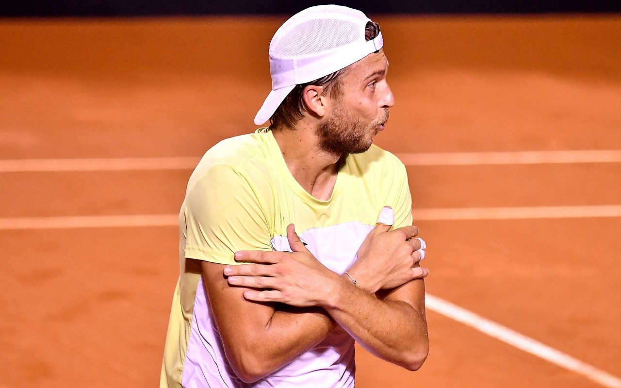 Alexandre Muller eliminou João Fonseca no Rio Open 2025 (Foto: Rio Open)