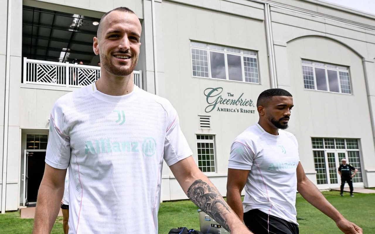 Federico Gatti e Bremer em treino da Juventus para o Mundial (Foto: Reprodução / X)