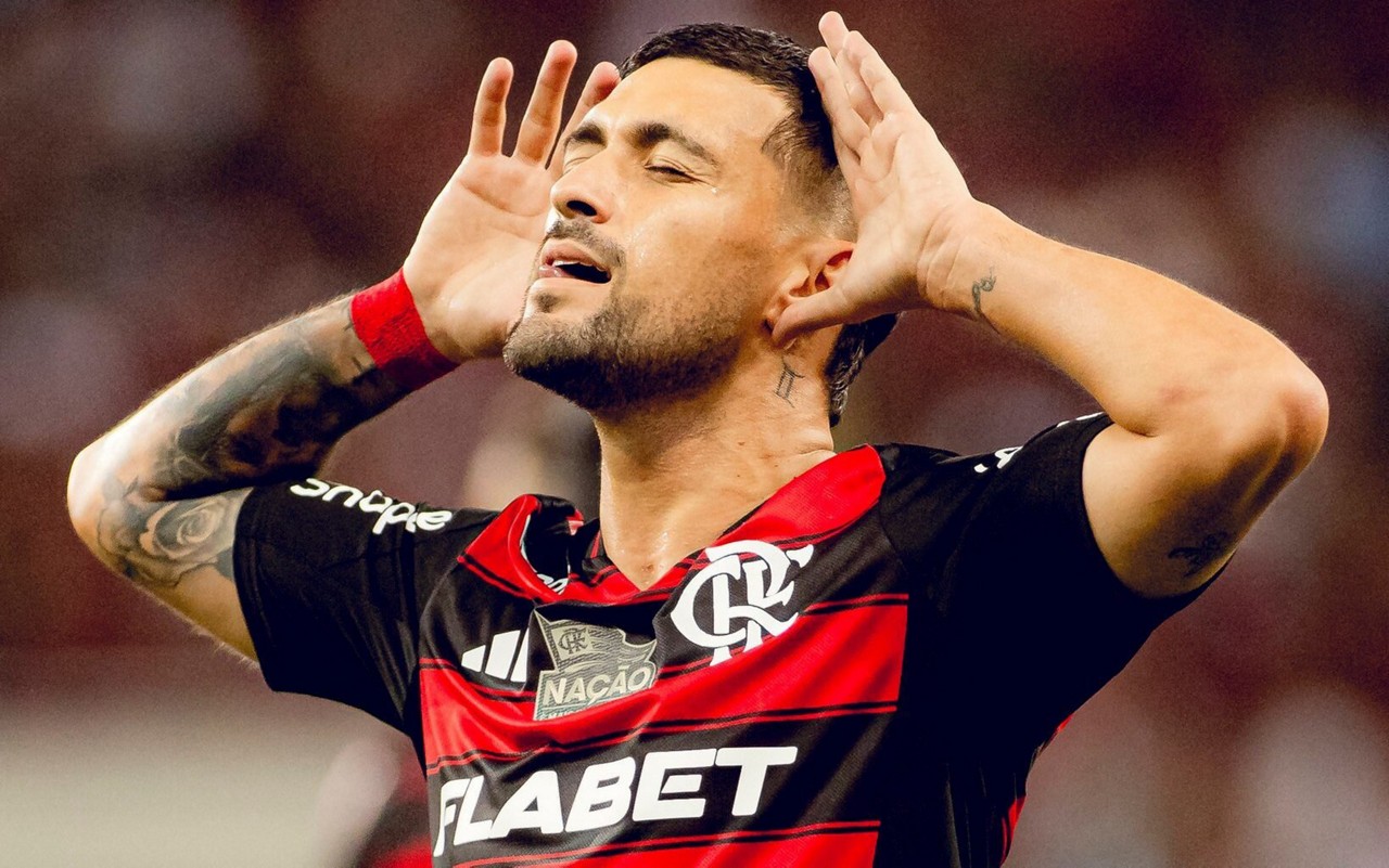 Arrascaeta durante jogo do Flamengo (Foto: Adriano Fontes/Flamengo)