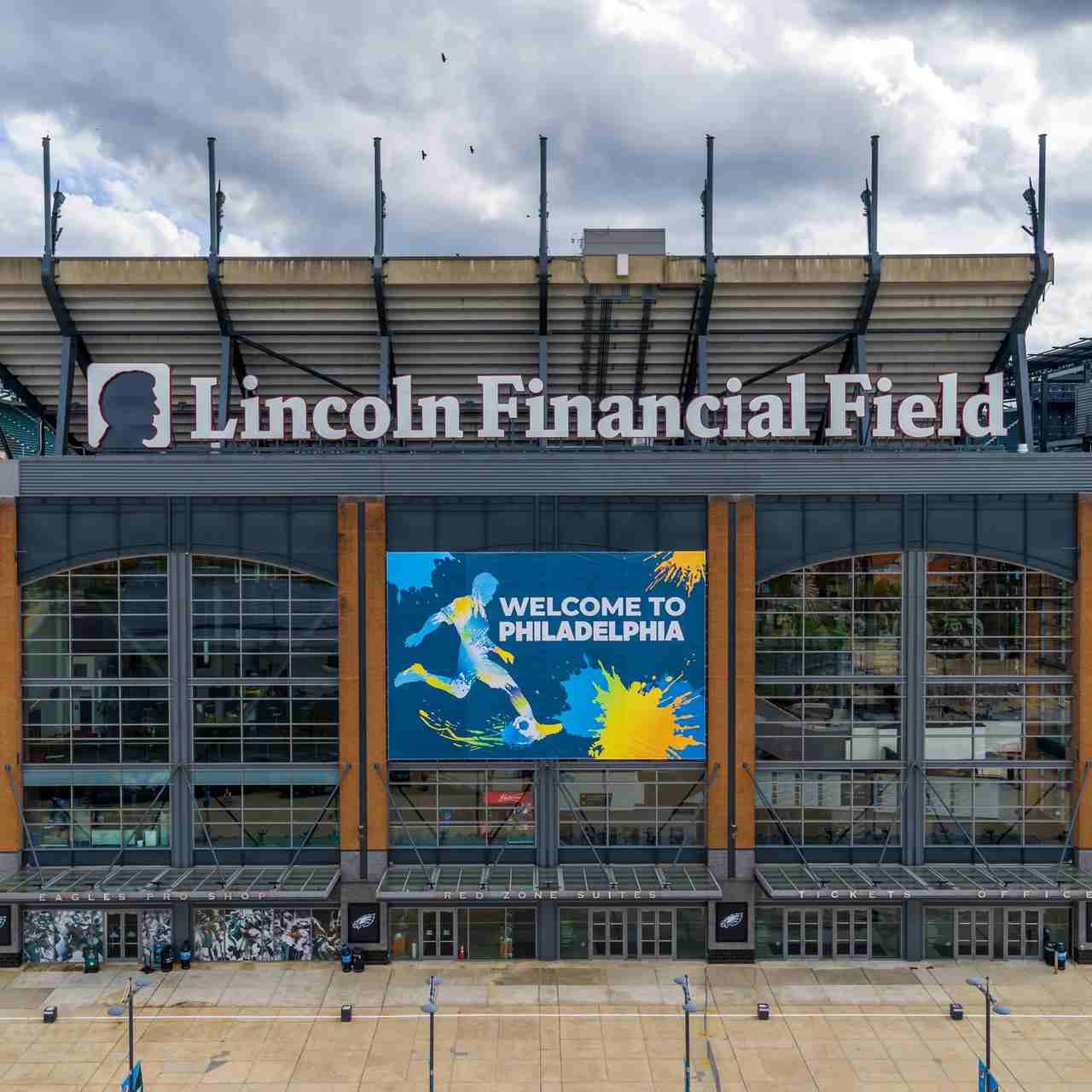 Lincoln Financial Field, estádio do Mundial na na Filadélfia. Foto: Reprodução/Twitter/Philadelphia Eagles