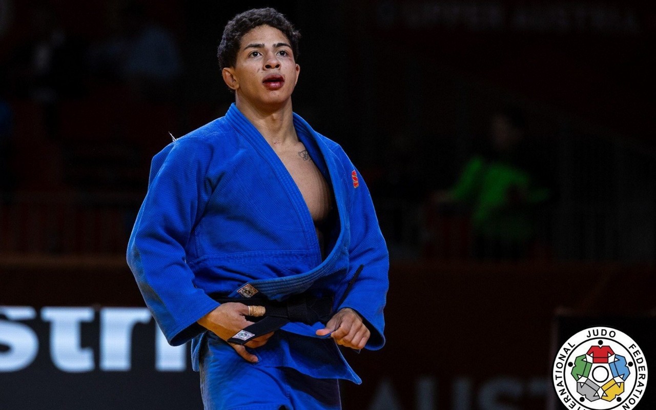 Ronald Lima disputou o Mundial pela primeira vez aos 20 anos (Foto: Divulgação/ IJF)