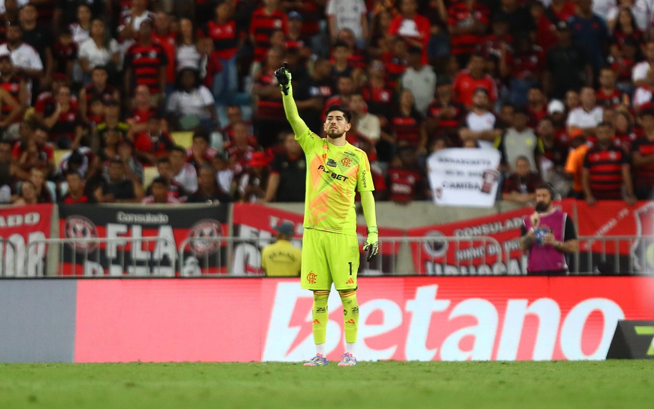 Rossi durante a vitória contra o Bahia (Foto: Divulgação/Flamengo)