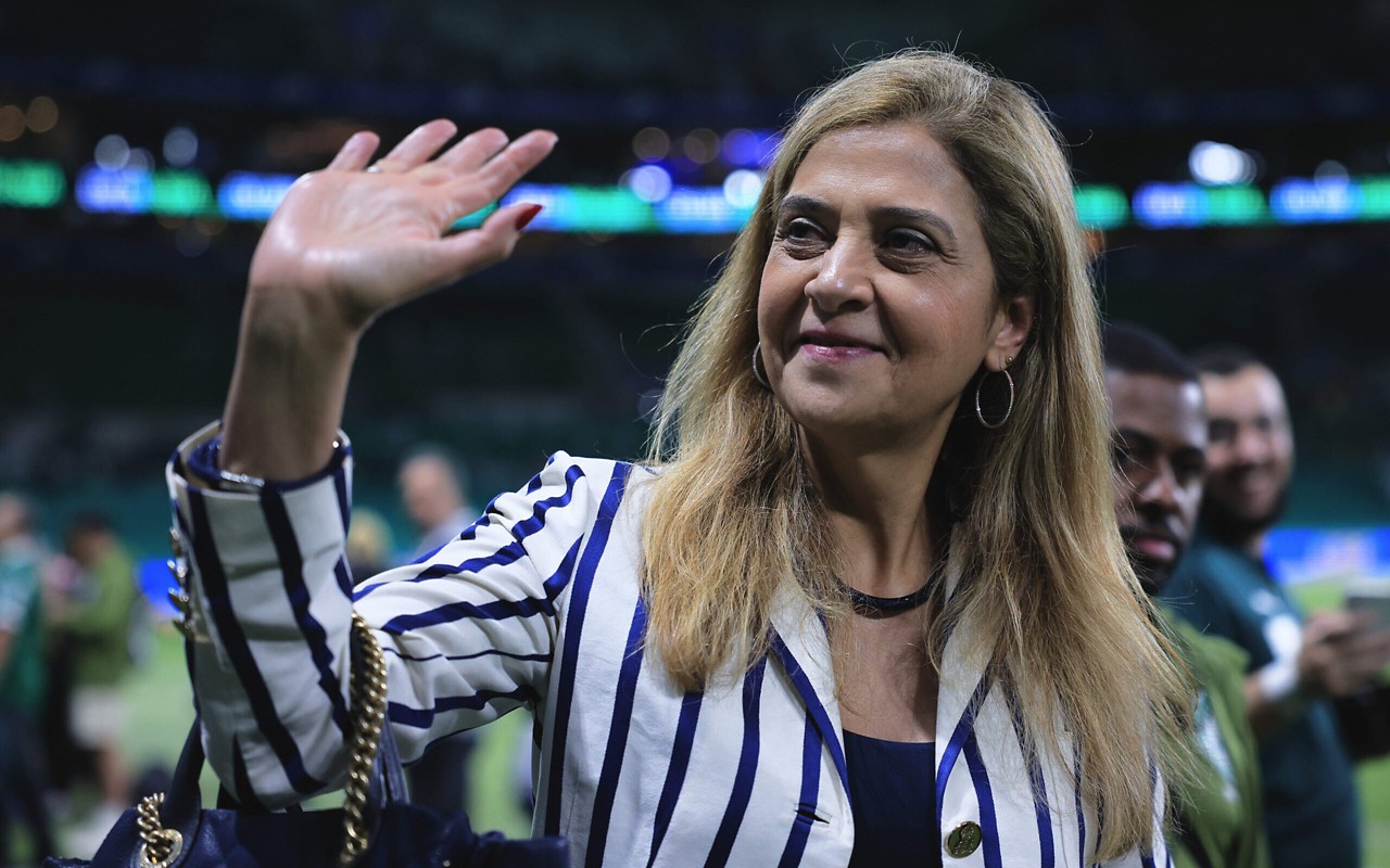 Leila Pereira, presidente do Palmeiras (Foto: Ettore Chiereguini/AGIF)