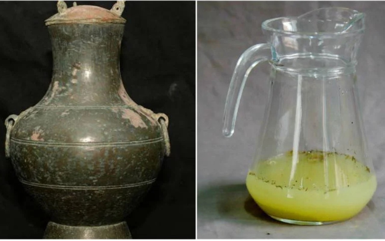 Arqueólogos encontraram um vinho de arroz de aproximadamente 2200 anos