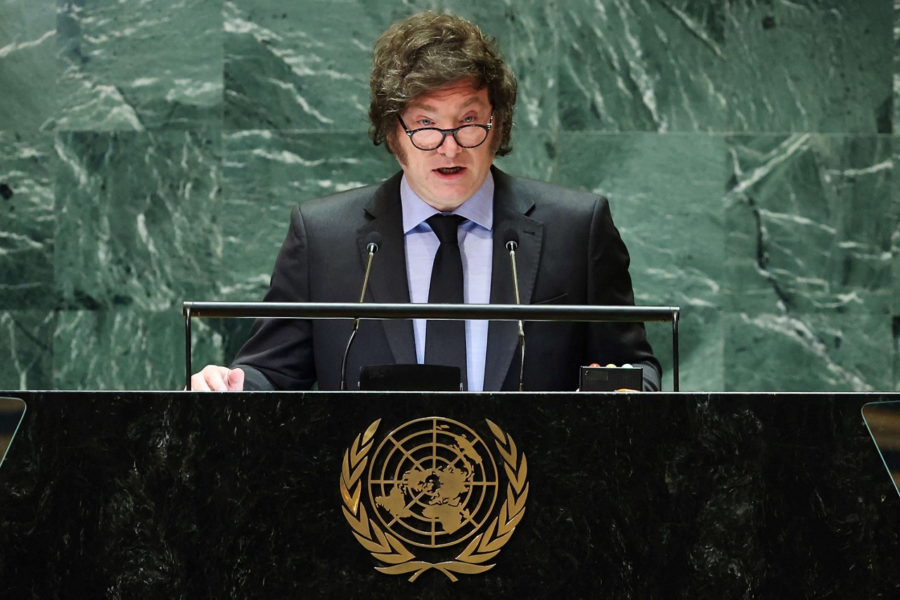 Javier Milei na ONU