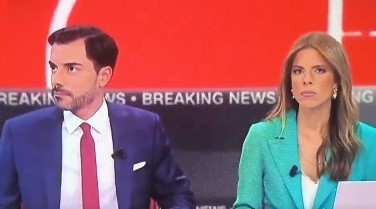 Apresentadores da CN sentiram o tremor ao vivo
