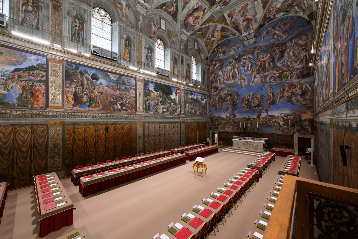Conclave acontece na Capela Sistina 