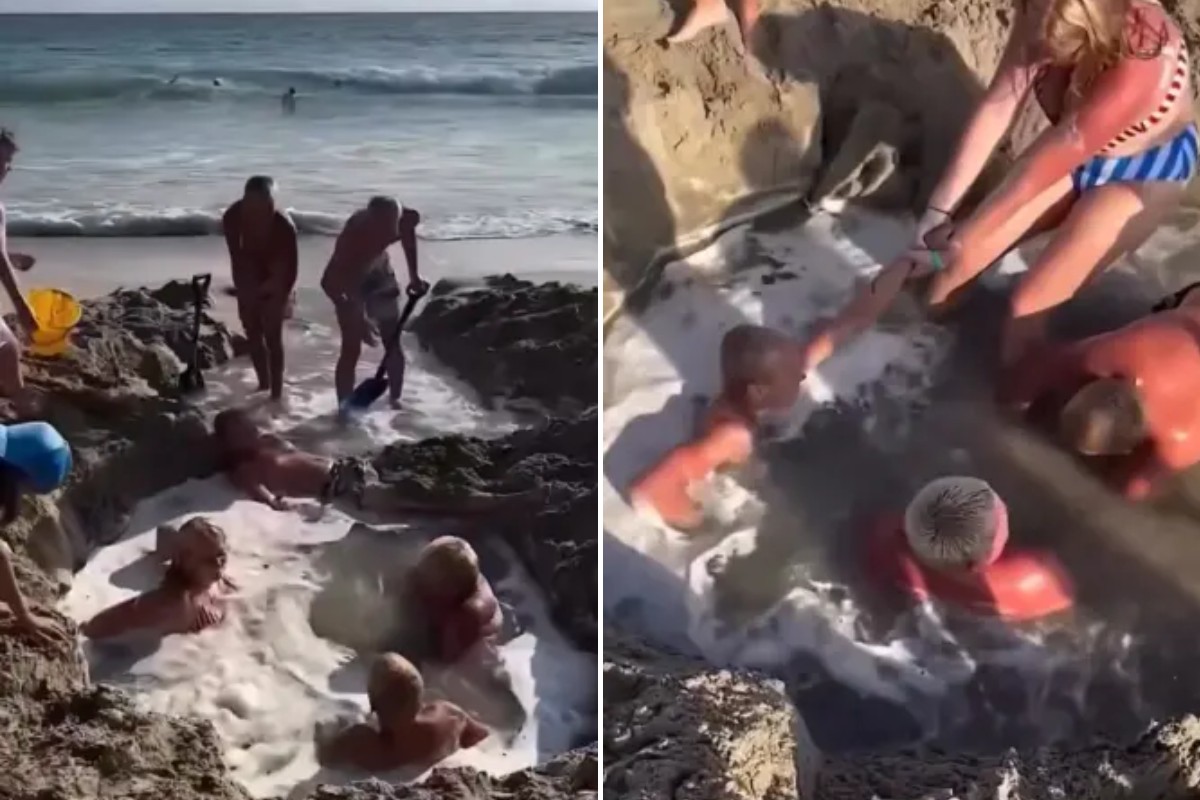 Vídeo mostrou o momento do resgate dos meninos