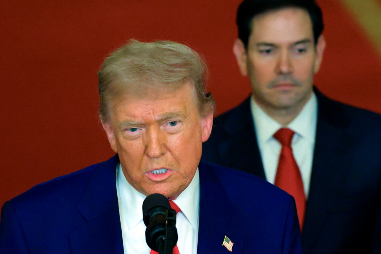 O presidente Donald Trump disse que os militares dos EUA realizaram um "ataque muito bem-sucedido" a três instalações nucleares iranianas
