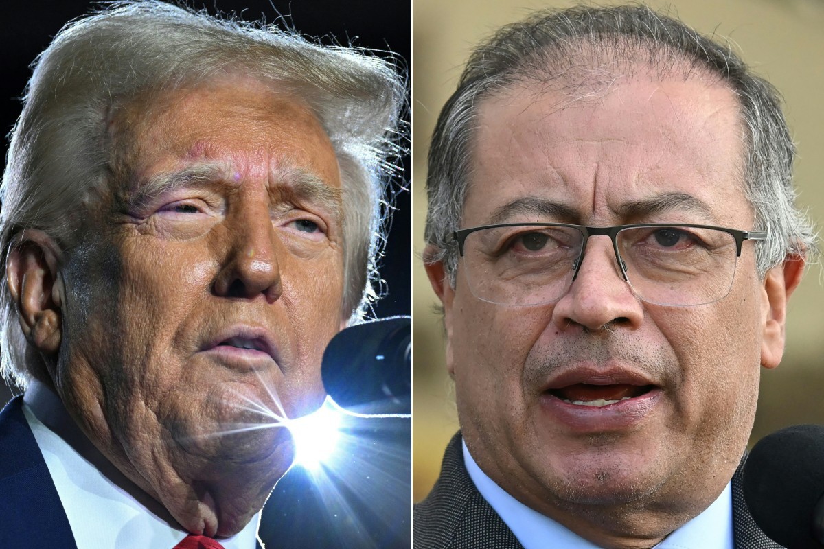 Reação de Trump ocorre após Petro proibir entrada de aviões norte-americanos com migrantes colombianos deportados pelos EUA