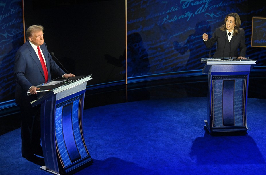 Donald Trump e Kamala Harris