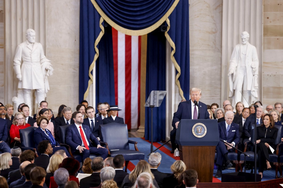 Trump fez um discurso de 29 minutos
