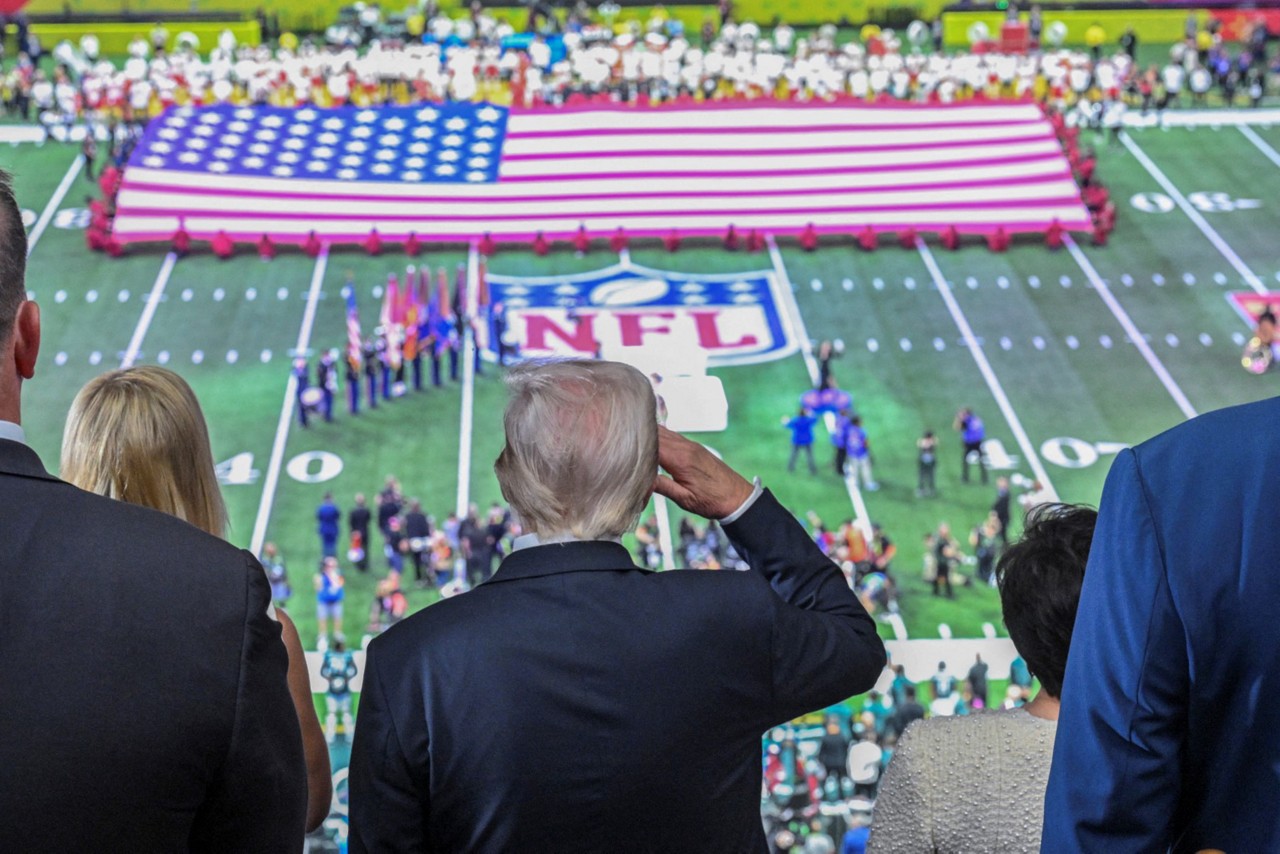 Donald Trump no Super Bowl