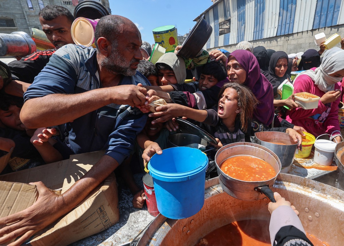 Neste momento, praticamente 100% da população de Gaza vive insegurança alimentar severa