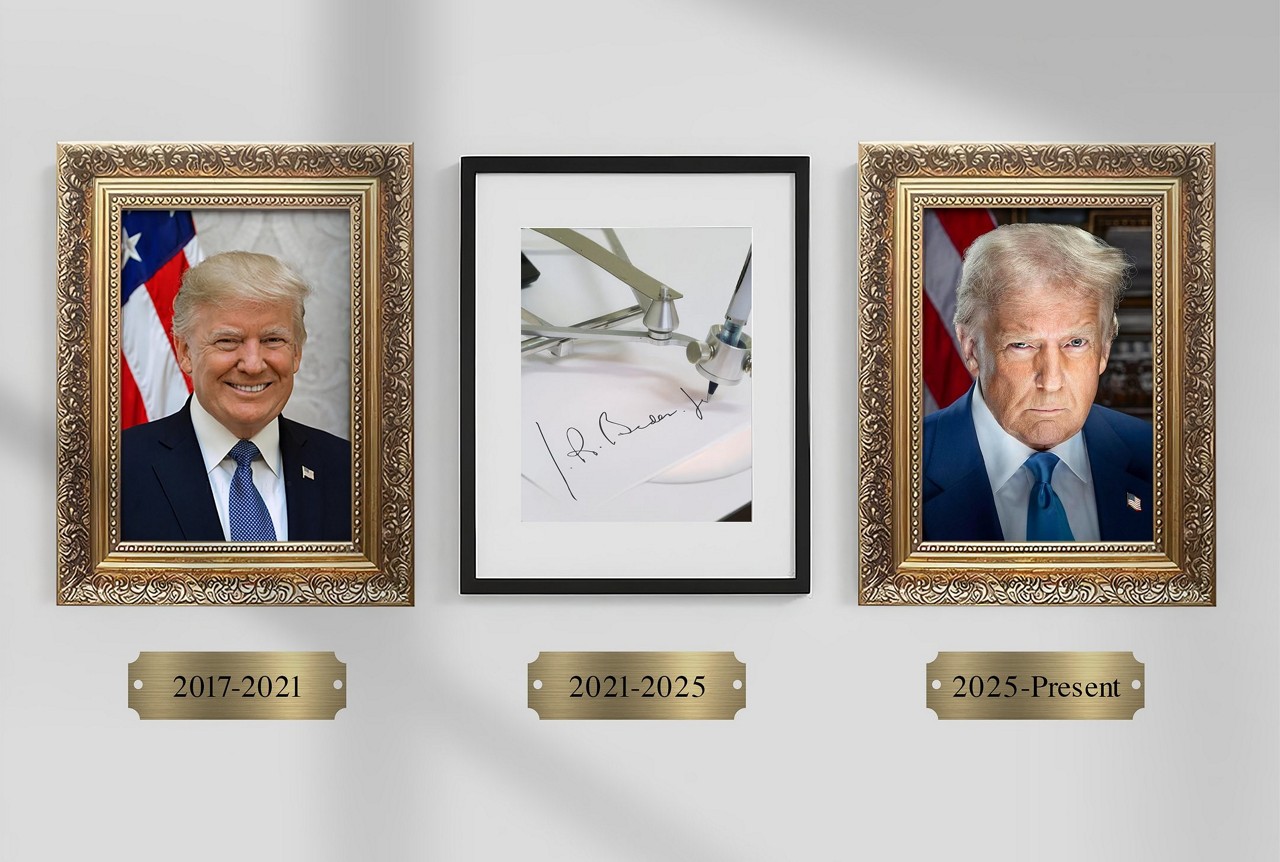 Foto foi publicada no perfil da Casa Branca e do presidente Donald Trump