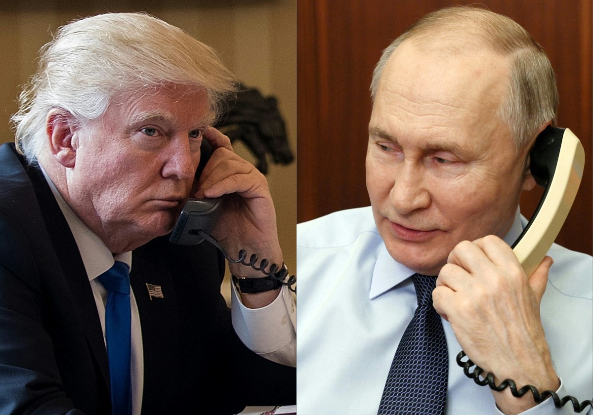 Donald Trump e Vladimir Putin se falaram por telefone nesta terça-feira