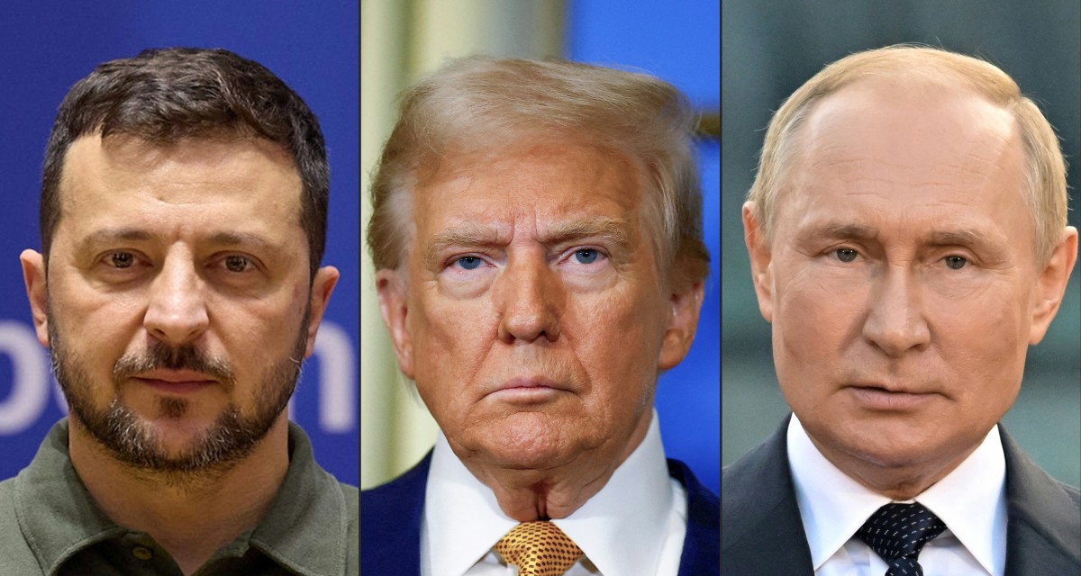 Zelensky, Trump e Putin