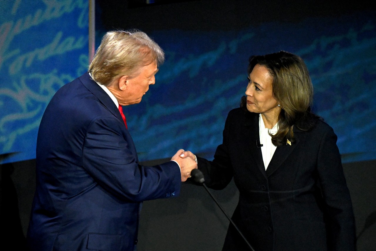 Donald Trump e Kamala Harris disputam a preferência do eleitor norte-americano