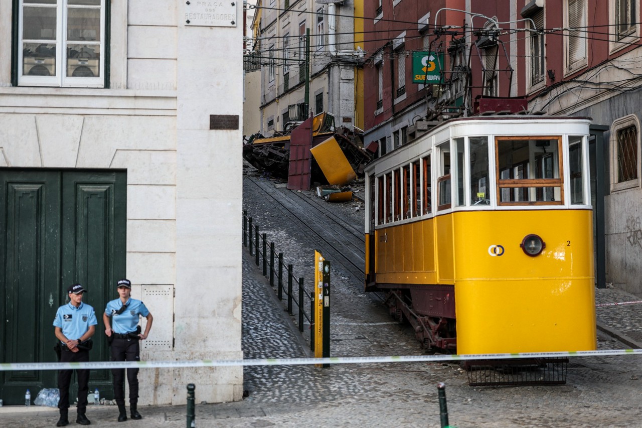Acidente no Elevador da Glória, em Portugal, deixou mortos e feridos nesta quarta-feira (04)